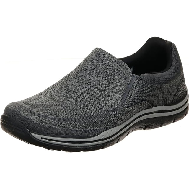 Mocasines Slip-On Skechers Expected Gomel para Hombre Gris Talla 9.5 US