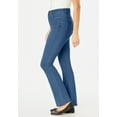 thumbnail image 4 of Woman Within Women's Plus Size Petite Comfort Curve Bootcut Denim Jean, 4 of 5