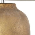 thumbnail image 5 of DecMode 35" Tall Distressed Antique Style Textured Brown Table Lamp with Cream Linen Shade, 5 of 9