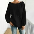 thumbnail image 2 of Holzkary Sweatshirts for Women Hoodies Off The Shoulder Sweatshirts Oversized Long Sleeve Boat Neck Sweatshirts Graphic Printed Pullover Top Comfy Fall Winter Outfits Clothes 2025 Fashion Black 3Xl, 2 of 9