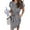 A-Black, variant on UVN Summer Dresses for Women Striped T Shirt Dress Casual Midi Dress Short Sleeve Sundress with Pockets