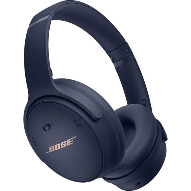 Bose - Audífonos inalámbricos con cancelación de ruido sobre la oreja QuietComfort 45 - Azul medianoche Bose 866724-0300