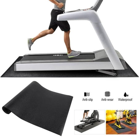 Ccdes Treadmill Mat Large Floor Protector Exercise Fitness Gym