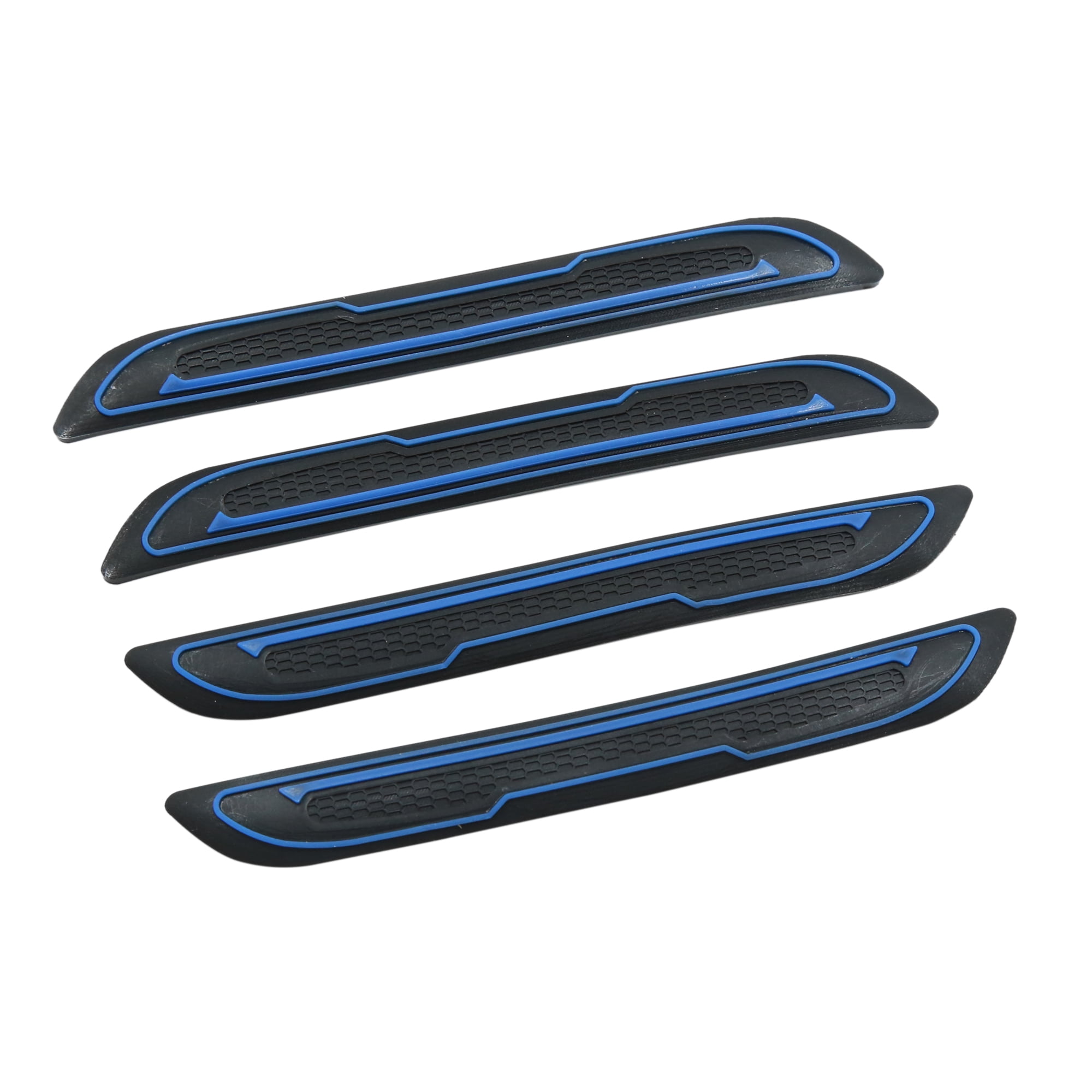 4Pcs//Set Car Door Edge Anti-Scratch Guard Protector Molding Decors Bumper Strips