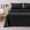 Black, variant on SLEEP ZONE 85gsm Bed Sheet Set, Microfiber Wrinkle-free Bedding set with 14" Pocket Beige, Queen
