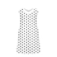 thumbnail image 6 of cocolona Womens Summer Mini Dress Fashion Casual Sleeveless V-neck Pleated Sundress Vacation Beach Dress, 6 of 7