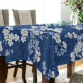 thumbnail image 5 of Yayeee Tablecloths 54" x 54" Rectangle Wrinkle Resistant Party Table Cover, Floral Ocean Waves, 5 of 8