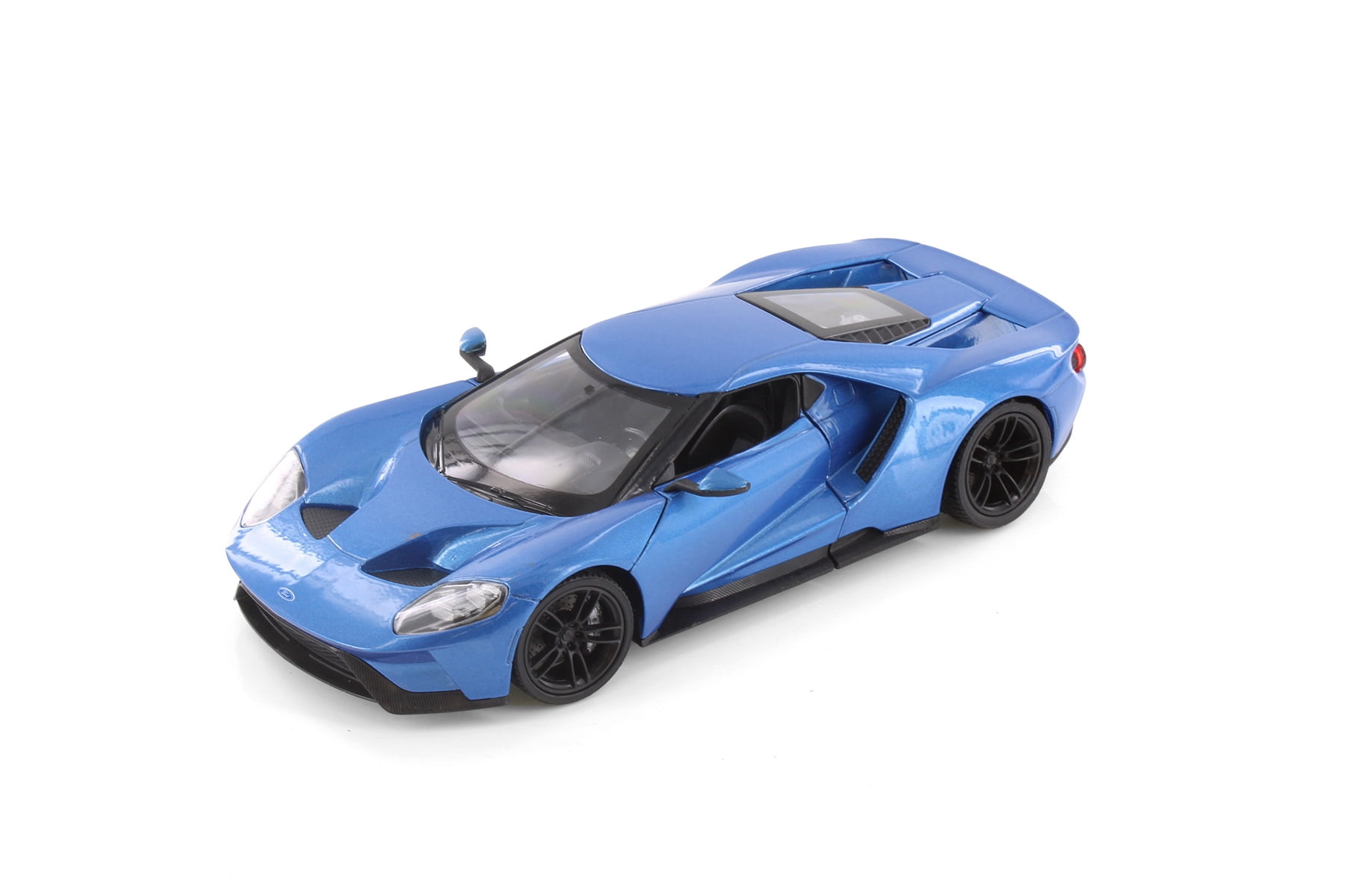 Box of 4 2017 Ford GT Hardtop, Assorted - Showcasts 24082/4D - 1/24 Scale Set of 4 Diecast Model Cars