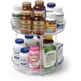 thumbnail image 2 of LASJPOB-Vitamin Storage Organizer, 10.3" Rotary Turntable Organizer for Vitamin Bottles and Medicine Bottle, Bottle Organizer for Countertop, Bathroom Cabinet Storage, 2 of 4