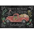thumbnail image 2 of Urban, Mary 14x11 White Modern Wood Framed Museum Art Print Titled - Christmas Chalk VI, 2 of 4