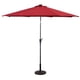 thumbnail image 5 of Costway Sombrilla Solar para Patio de 304.8 cm con Luz LED, de Acero, Inclinable y con Manivela (Color Burdeos), 5 of 6