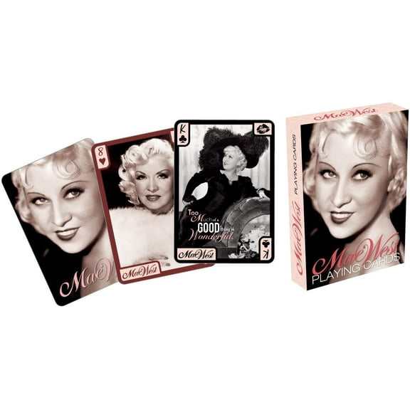 Aquarius Mae West Playing Cards