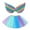 C#Blue4606, variant on CAIVO Kids Girls Ballet Skirts Holiday Party Dance Skirt With Wing Outfits Leisure Toddler Child Daily Wear