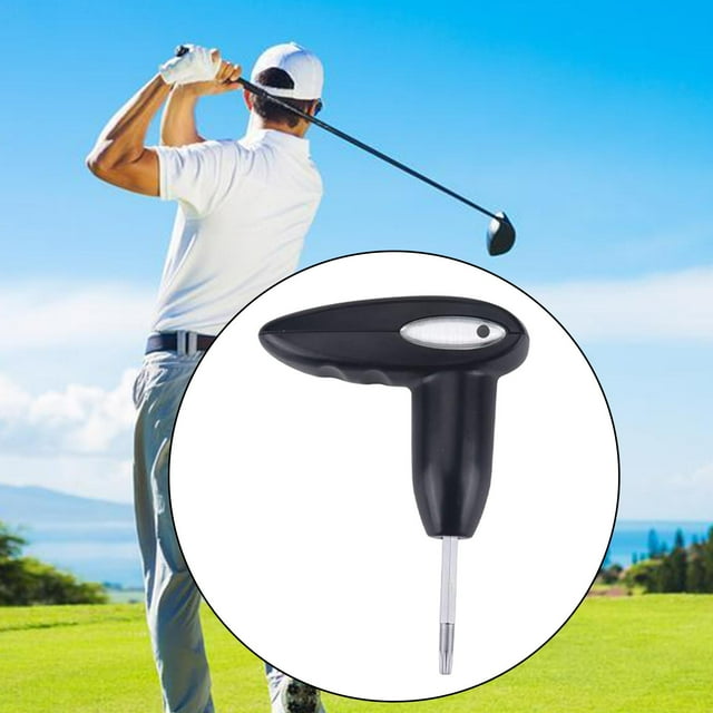 Herramienta de ajuste de palos de golf de acero inoxidable Accesorios de golf ajustables Equipo Llave dinamométrica de golf para híbridos Fairway Negro T20 shamjiam Llave dinamométrica de golf