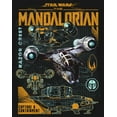 thumbnail image 2 of Girl's Star Wars: The Mandalorian Razor Crest Capture and Containment  Graphic Tee Black Medium, 2 of 4