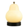 thumbnail image 1 of Pear Shaped Glass Table Lamp Suitable for Bedside Bedroom Study Living Room Decorative Night Light HomeDecor, 1 of 5