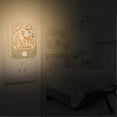 thumbnail image 2 of Yayeee 2-Pack Plug in LED Night Lights with Light Sensors Motion Detectors, Deer Pattern, 2 of 7