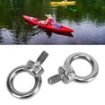 thumbnail image 1 of Vis de Kayak, 1 Paire de Rails en Acier Inoxydable pour Kayak avec Cordon Élastique, 1 of 7