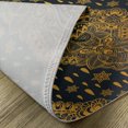 thumbnail image 5 of Ambesonne Mandala Place Mats Set of 4, Boho Paisley Folklore, Standard Size, Charcoal Grey Mustard, 5 of 6