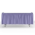 thumbnail image 2 of Exquisite 14 Ft. Lavender Plastic Table Skirt - 6 Count, 2 of 9