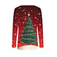 thumbnail image 6 of Fall Saving Talove Long Sleeve Shirts for Women Graphic Printed Sweatshirt Women Fall Clothes Loose Fit Basic Tops Womens Tops Plus Size Dressy Christmas Shirts, 6 of 6
