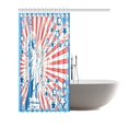 thumbnail image 2 of Cortina de Ducha ABPHQTO Fondo Americano con Estatua de la Libertad Tela Impermeable 160x180 cm, 2 of 2