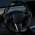 thumbnail image 2 of Bat 14.5 Inch Printing PVC Leather Auto Accessories Steering Wheel Covers Car Wheel Covers Steering Wheel Cover, 2 of 6