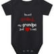 thumbnail image 1 of Baby Boys And Girls Casual Cute Onesie With "I'm Not Spoiled My Grandpa Just Love Me" For Summer Pregnancy Gift, 1 of 5