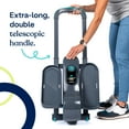 thumbnail image 3 of Cubii GO Aqua - Compact Whisper Quiet Under Desk Elliptical with LCD Monitor, Adjustable Resistance, Portable Design with Telescopic Handle & Wheels, 3 of 5