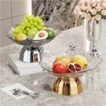 thumbnail image 4 of Soporte decorativo for platos y cuencos con Pedestal, soporte de exhibición for postres, decoración, cesta for frutas, bandeja for servir, 4 of 6