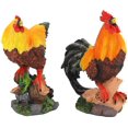 thumbnail image 1 of Ensemble de Décorations en Pot de Jardin de Poulet de Simulation de Poule de Coq de Résine, 1 of 7