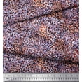thumbnail image 3 of Soimoi Cotton Cambric Fabric Leopard Animal Skin Print Fabric by Yard 42 Inch Wide, 3 of 3