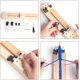 thumbnail image 4 of Plantilla para hacer pulseras, plantilla de madera ajustable para hacer pulseras, marco de madera para hacer pulseras, herramienta para tejer pulseras, herramienta para trenzar y tejer pulseras, 4 of 9
