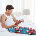 thumbnail image 5 of Christmas Cute Santa Claus A Mens Pajama Pants Bottoms with Pockets - Comfy Mens Pj Pants, Soft Men Lounge Pants, 5 of 5