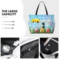 thumbnail image 3 of Disketp Happy Easter Bolsa de Playa de Gran Capacidad, Bolso Impermeable y a Prueba de Arena para Mujer, Ideal para Playa, Piscina y Natación, 3 of 7