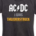 thumbnail image 3 of ACDC - I Was Thunderstruck - Women's Short Sleeve Graphic T-Shirt, 3 of 5