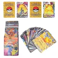 thumbnail image 2 of 27-110Pcs Cards German French English Spanish Vmax GX Pikachu Diamond Color Energy Card Rare Collection Battle Boys Gift, 2 of 5