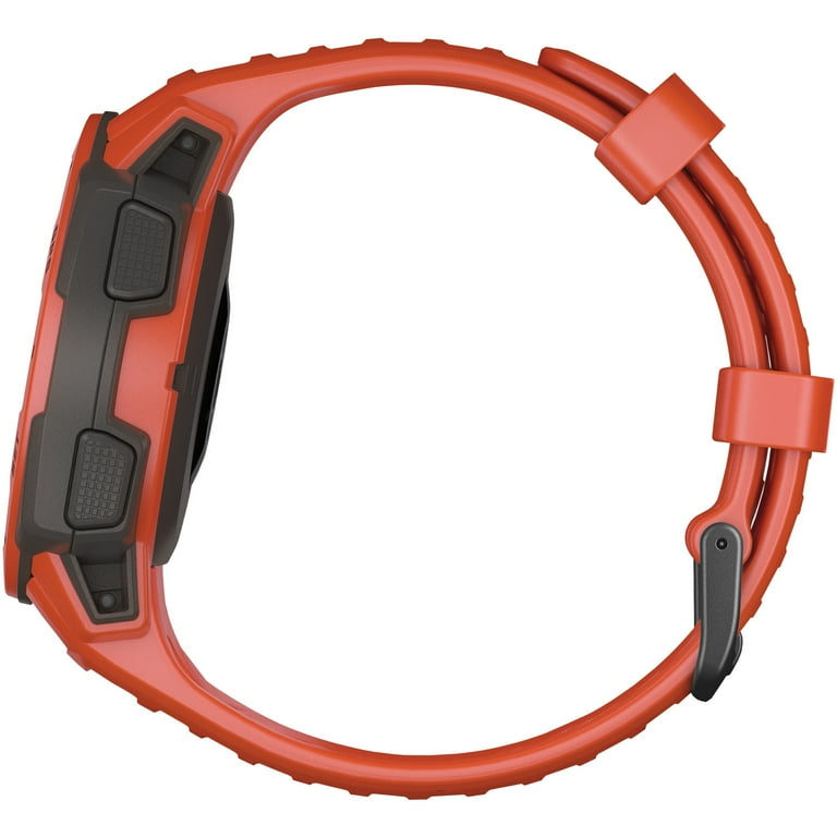 Garmin Instinct GPSウォッチ Flame Red　ガーミン Garmin Instinct 2X Solar Rugged GPS Smartwatch, Flame Red