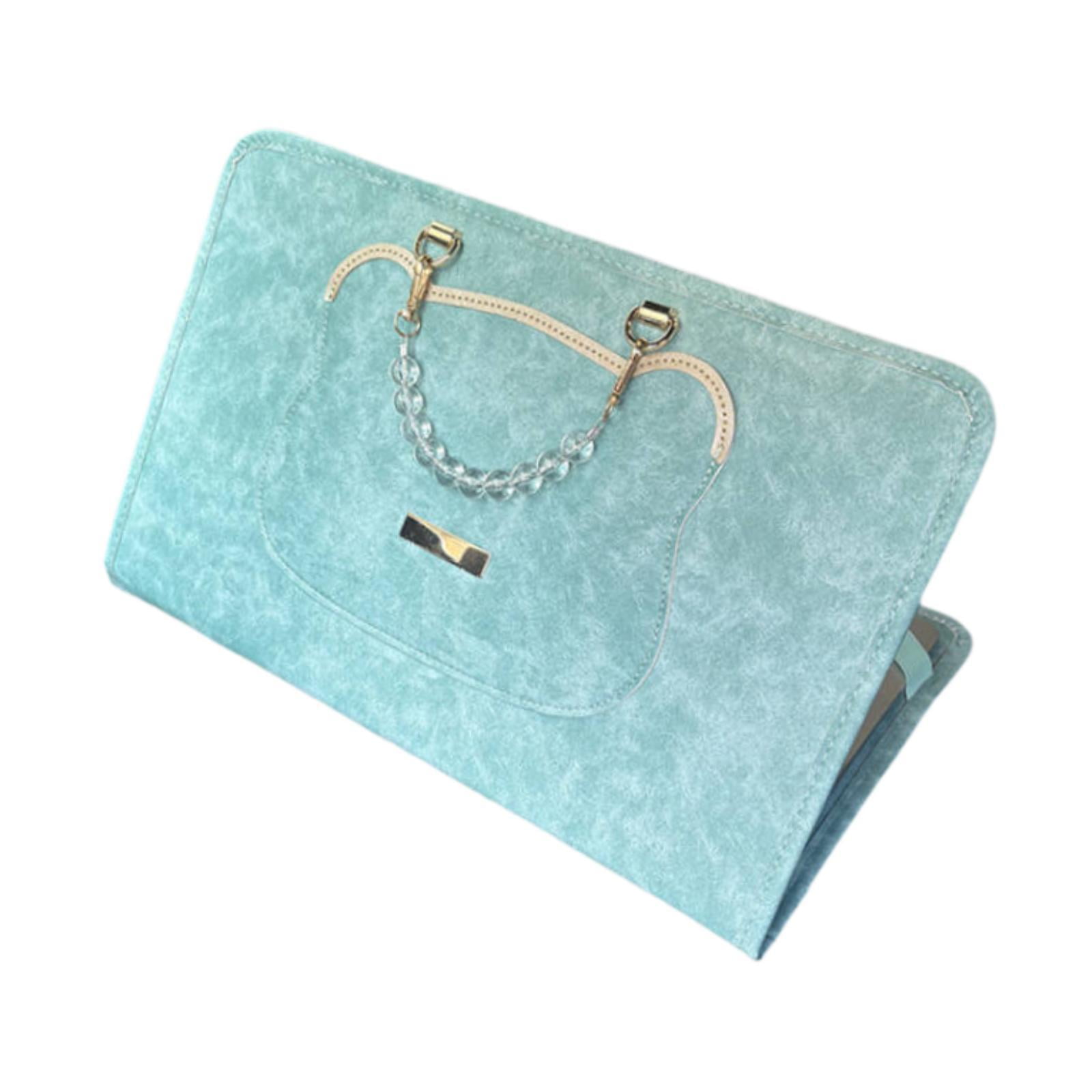 Laptop Bag Storage Sleeve Flip Case Waterproof PU Leather Compact Fits 13 Inch Laptops for Business Travel