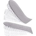 thumbnail image 1 of SHAR 2 Pairs Heel Insert Height Increase Insole Invisible Silicone Insole 3 Layer Heel Support Insoles Height Shoe Pad, 1 of 5