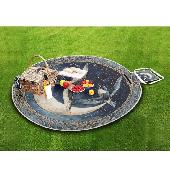 Picnic Blankets Teencool Beach Blanket Creatively Wings in Harmony Pattern Outdoor Blanket for Travel