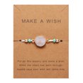 thumbnail image 1 of WREESH Natural Stone Adjustable Woven Paper Card Bracelet Decorative Bracelet, 1 of 1