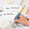 thumbnail image 4 of 6 Pack Silicone Pencil Grips, Ergonomic Dual-Head Design for Handwriting, Drawing & Coloring, Improves Grip Control (Multicolor), 4 of 7