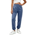 thumbnail image 6 of Jovrlynd Womens Sweatpants Elastic High Waisted Baggy Pull On Joggers Casual Workout Athletic Pants, S-3XL, 6 of 9