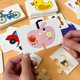 thumbnail image 5 of 32 piezas de tarjetas de emparejamiento de iluminación para niños pequeños, juguetes educativos Montessori tempranos, rompecabezas de dibujos animados, animales, formas de colores, juguete cognitivo, 5 of 5