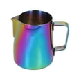 thumbnail image 2 of Jarra para espumar leche, jarra de leche de acero inoxidable de 380 ml, taza para espumar leche, taza para espumar leche, rendimiento impulsado, 2 of 12