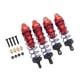 thumbnail image 3 of Amortiguador RC, Amortiguador De Resorte De Coche RC, Aleación De Aluminio, Presión De Aceite Ajustable, Piezas De Actualización De Alta Resistencia, Conducción Equilibrada, ANGGREK Rojo, 3 of 8
