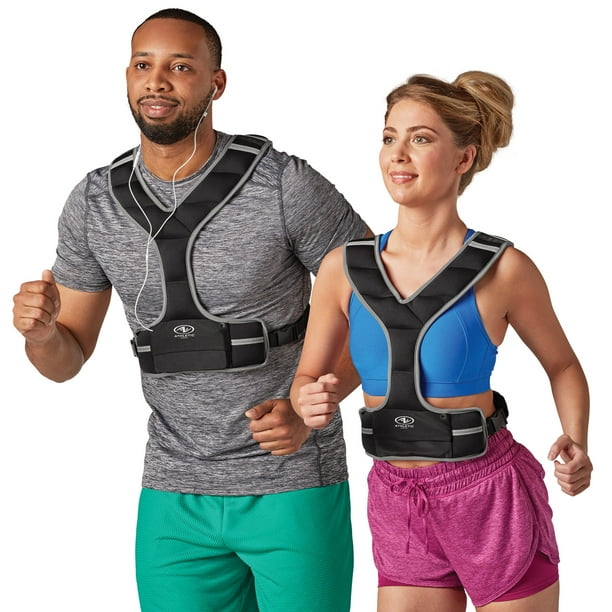 Athletic Works 4 Lb. Weighted Walking Vest, Black