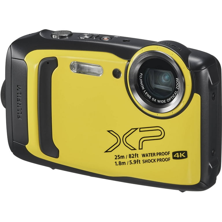 Fujifilm FinePix XP140 Compact Camera - Yellow - Walmart.com