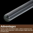 thumbnail image 4 of Uxcell 3.3 Borosilicate Glass Stick 5.9" Length 6mm Dia Stir Rod Mixing Tools 8Pcs, 4 of 6